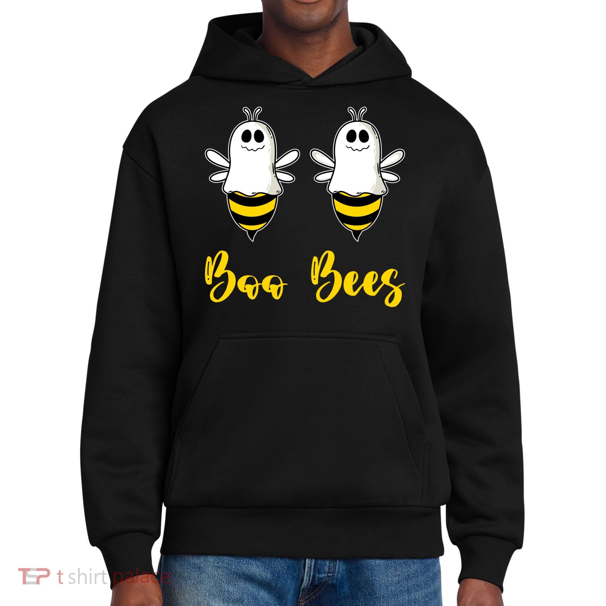 Boo Beez Funny Bee Halloween Costume Bees Cute Gift District V.I.T. Heavyweight Hoodie