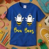 Boo Beez Funny Bee Halloween Costume Bees Cute Gift Kids T-Shirt thumb 3