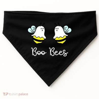Boo Bees Funny Halloween USA-Made Doggie Bandana