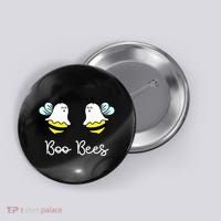 Boo Bees Funny Halloween Button thumb 0