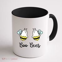 Boo Bees Funny Halloween Coffee Mug thumb 1