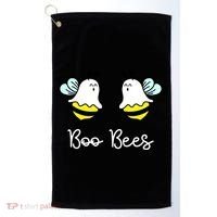 Boo Bees Funny Halloween Golf Towel thumb 0
