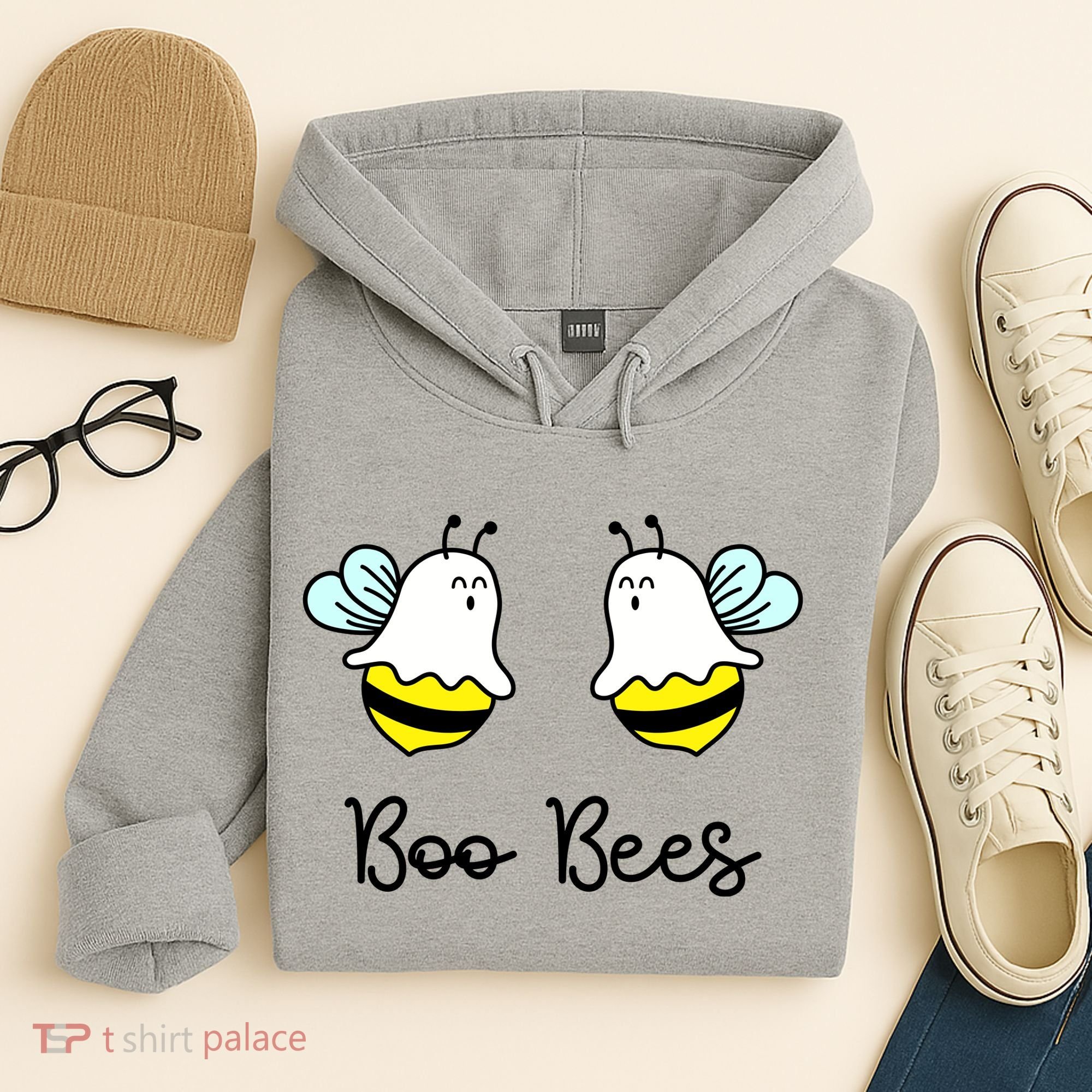 Boo Bees Funny Halloween Hoodie