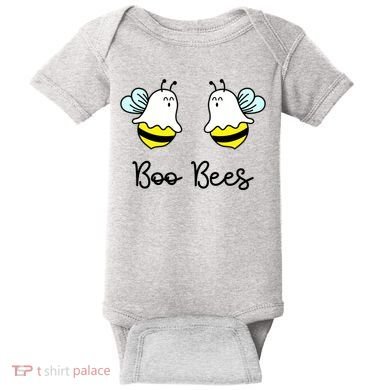 Boo Bees Funny Halloween Baby Bodysuit