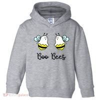 Boo Bees Funny Halloween Toddler Hoodie thumb 0