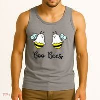 Boo Bees Funny Halloween Tank Top thumb 3