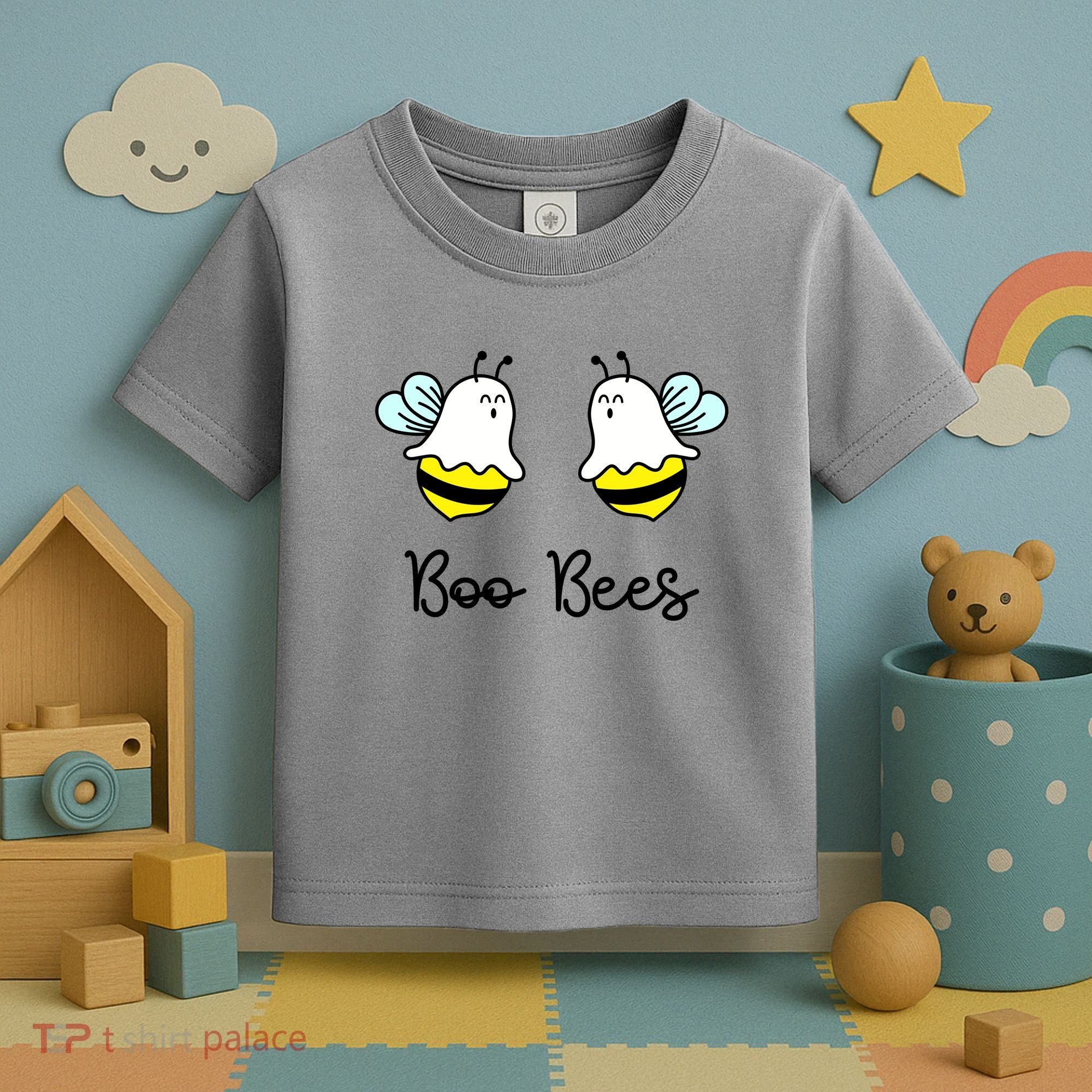 Boo Bees Funny Halloween Toddler T-Shirt