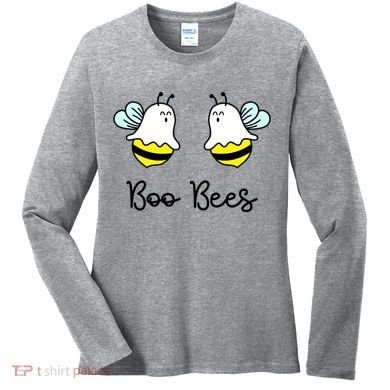 Boo Bees Funny Halloween Women's Long Sleeve Shirt