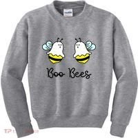 Boo Bees Funny Halloween Kids Sweatshirt thumb 0