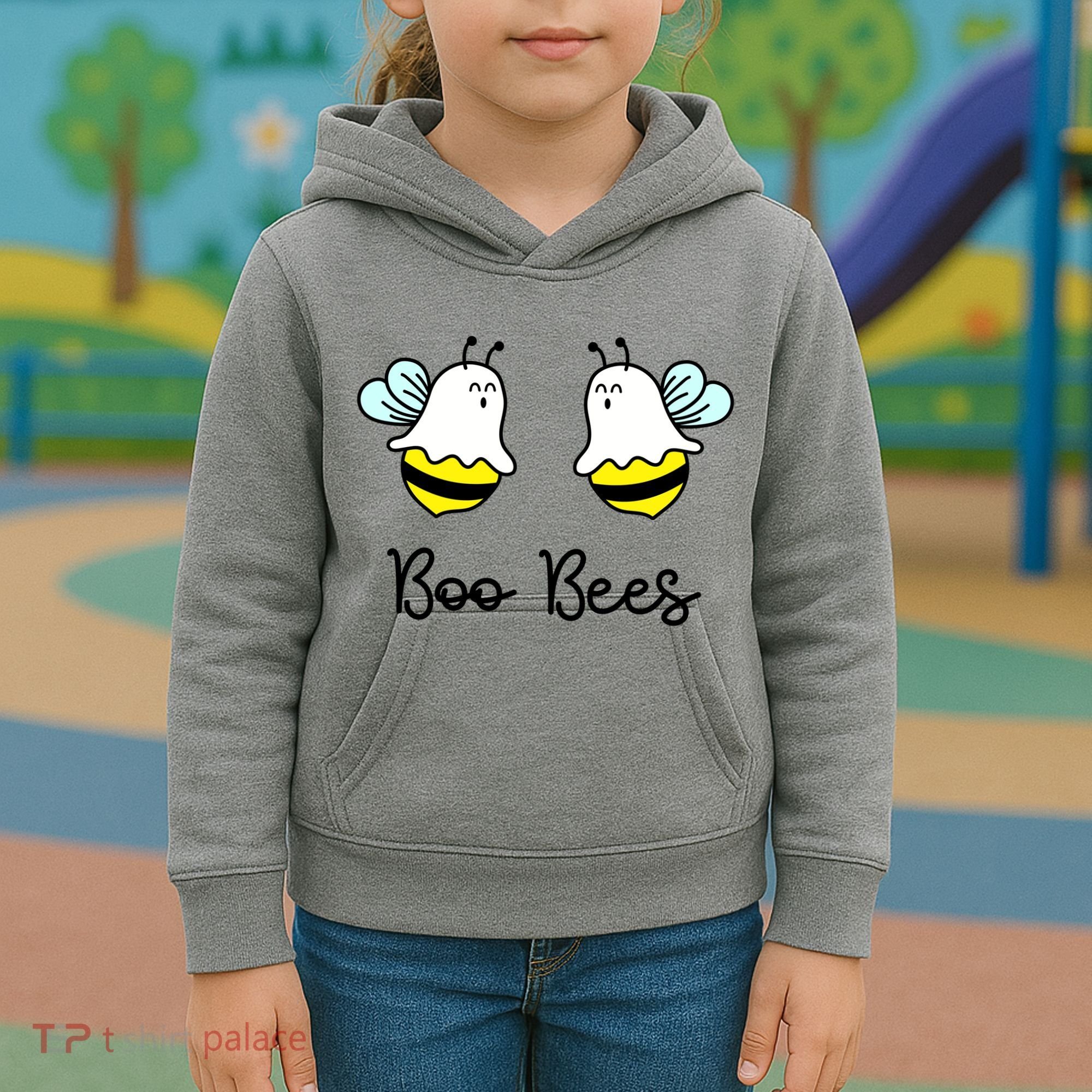 Boo Bees Funny Halloween Kids Hoodie