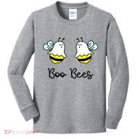 Boo Bees Funny Halloween Kids Long Sleeve Shirt thumb 0