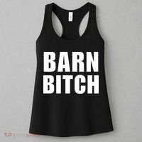 Barn Bitch Funny Saying Sarcastic Farming Farmer Women's Tank Top thumb 3