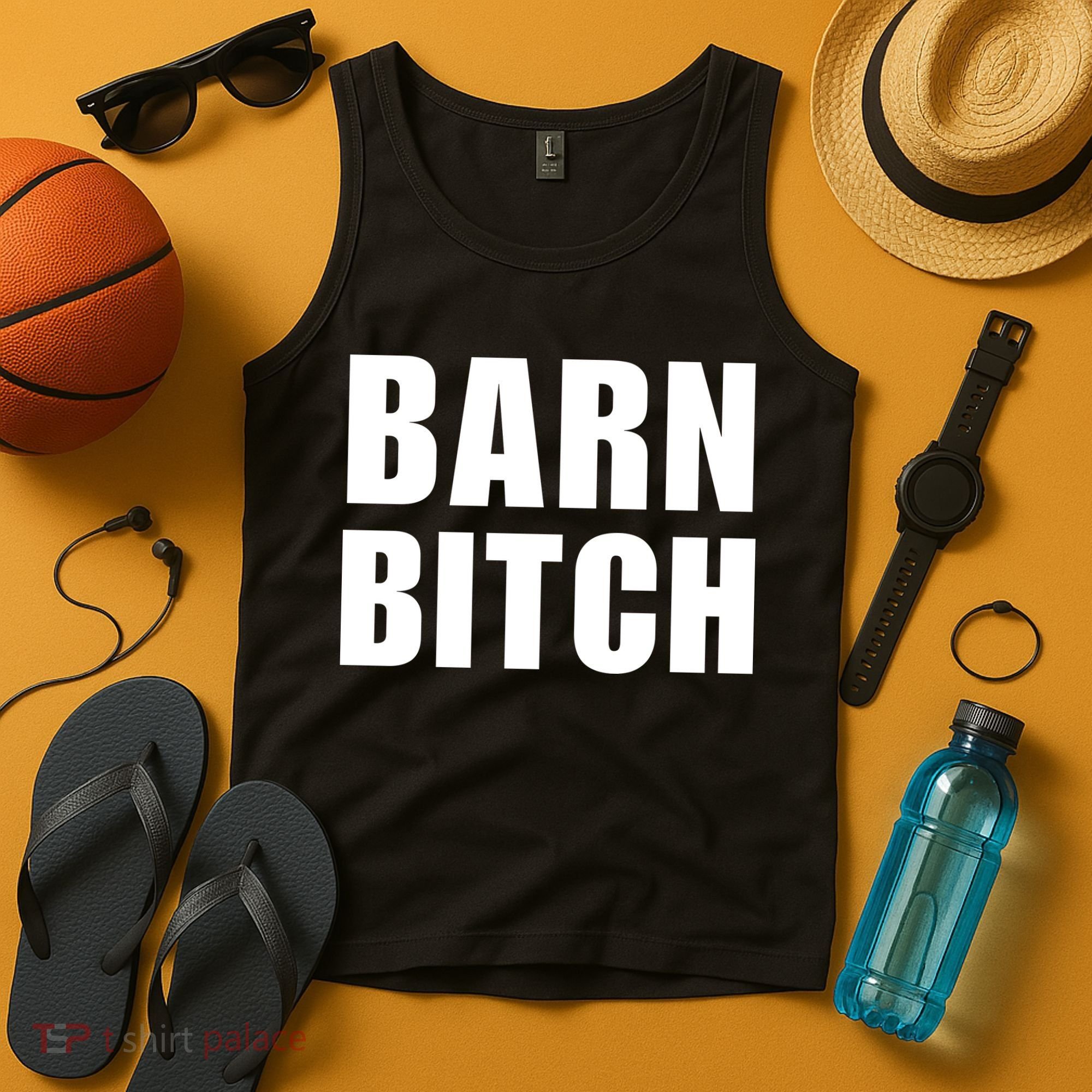 Barn Bitch Funny Saying Sarcastic Farming Farmer Tank Top
