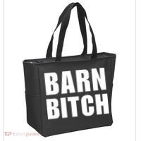 Barn Bitch Funny Saying Sarcastic Farming Farmer Tote Bag thumb 2