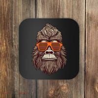 Bigfoot Birthday For Boy Cool Striped Animal Theme Party Coaster thumb 0
