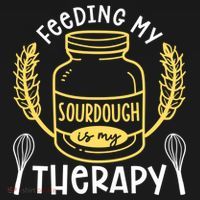 Bread Baking Feeding My Sourdough Is My Therapy Bread Baker Cool Gift Pajama Set thumb 2