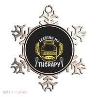 Bread Baking Feeding My Sourdough Is My Therapy Bread Baker Cool Gift Ornament thumb 0