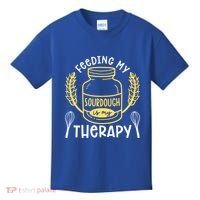 Bread Baking Feeding My Sourdough Is My Therapy Bread Baker Cool Gift Kids T-Shirt thumb 0