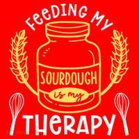 Bread Baking Feeding My Sourdough Is My Therapy Bread Baker Cool Gift Santa Hat thumb 1