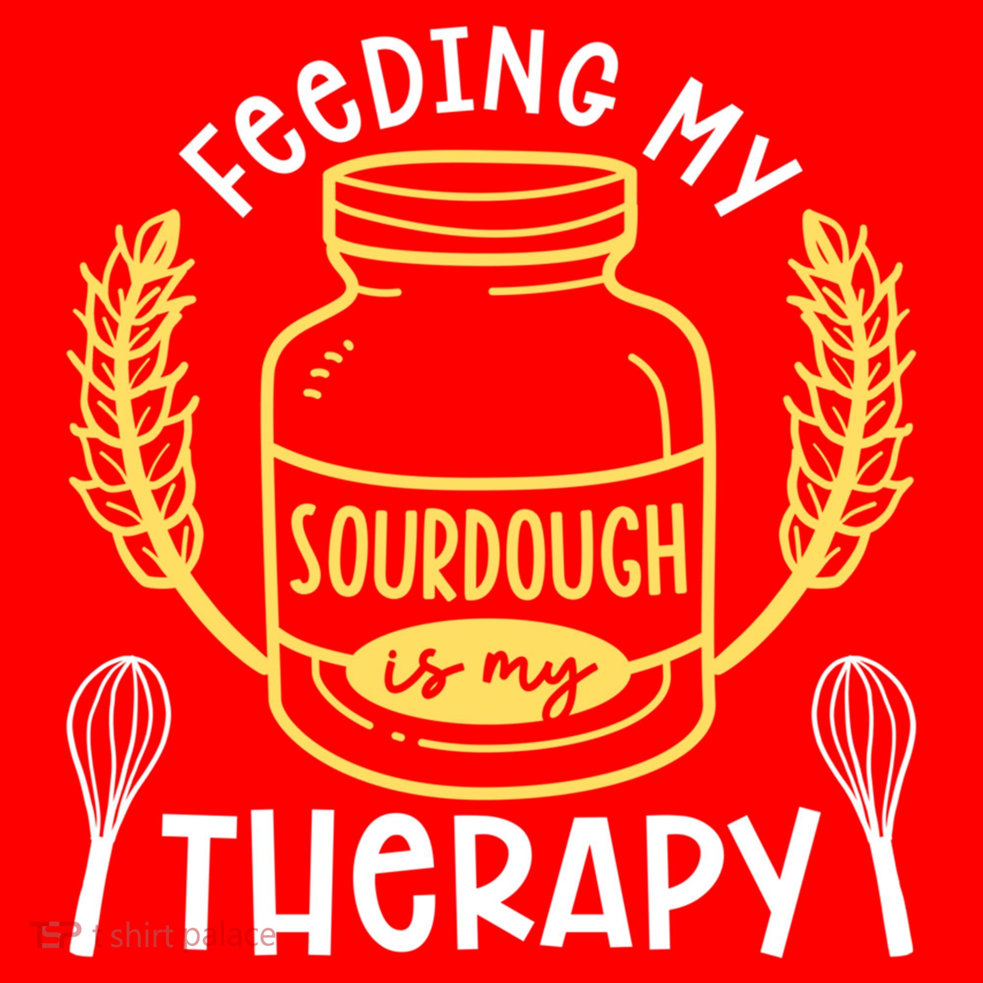 Bread Baking Feeding My Sourdough Is My Therapy Bread Baker Cool Gift Santa Hat