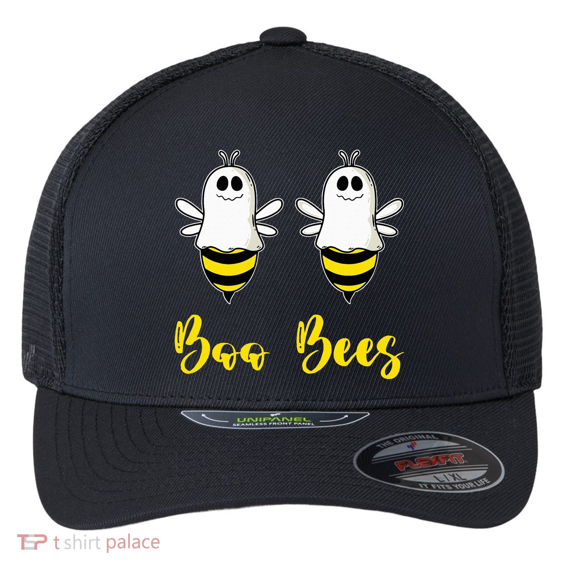 Boo Beez Funny Bee  Halloween Costume Bees Flexfit Unipanel Trucker Cap