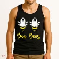 Boo Beez Funny Bee  Halloween Costume Bees Tank Top thumb 3
