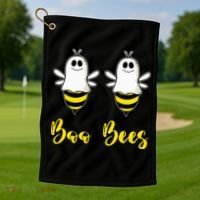 Boo Beez Funny Bee  Halloween Costume Bees Golf Towel thumb 1
