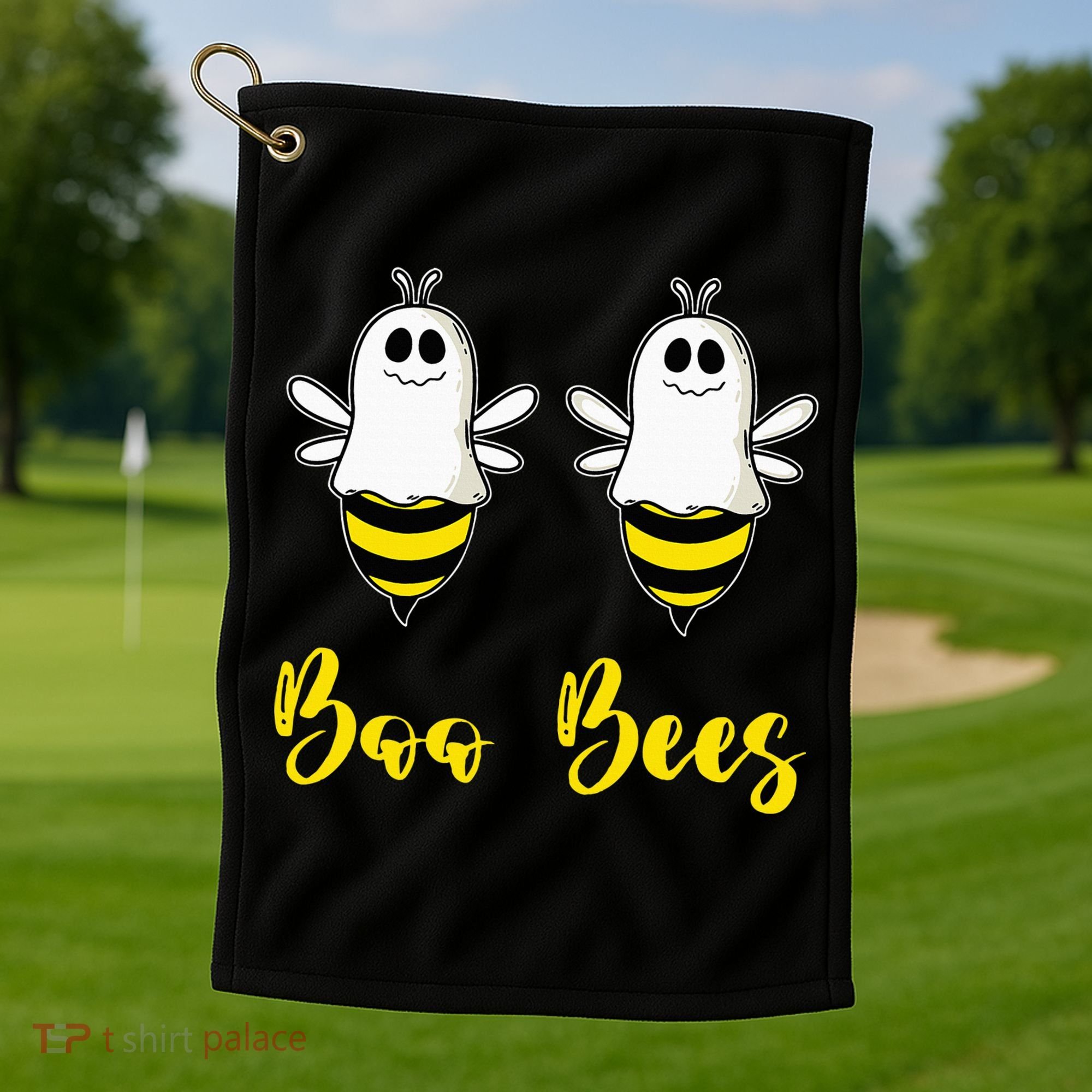 Boo Beez Funny Bee  Halloween Costume Bees Golf Towel