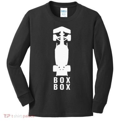 Box Box Formula Kids Long Sleeve Shirt