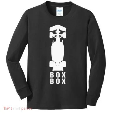Box Box Formula Kids Long Sleeve Shirt
