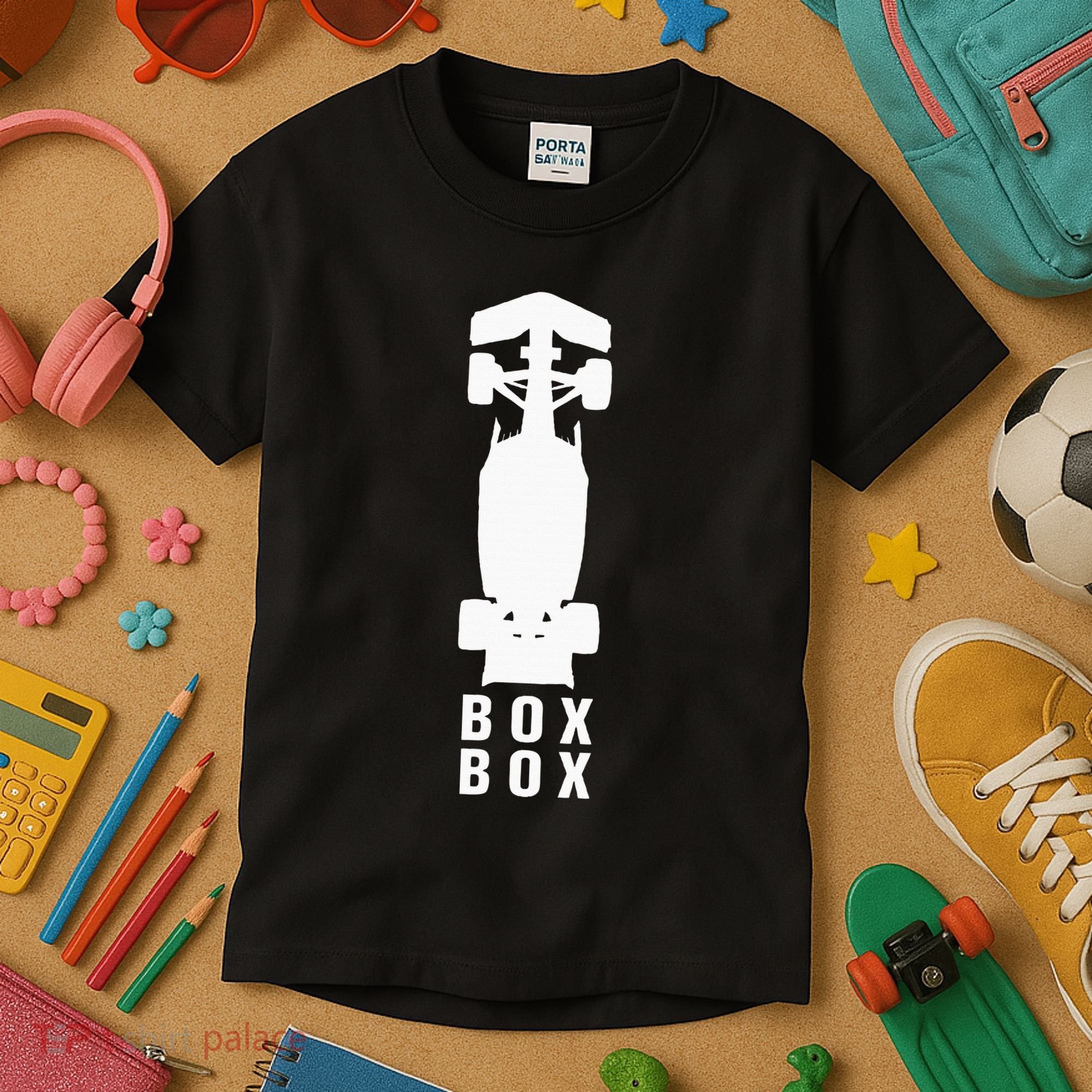 Box Box Formula Kids T-Shirt