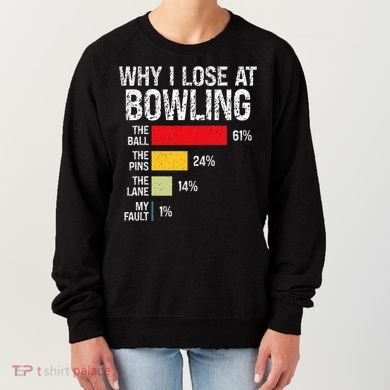 Bowling Bowler Funny Bowling Player Lover Team Pun Women's Sweatshirt