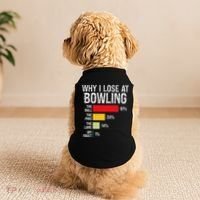 Bowling Bowler Funny Bowling Player Lover Team Pun Doggie Tank thumb 2