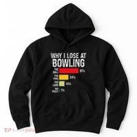 Bowling Bowler Funny Bowling Player Lover Team Pun Hoodie thumb 0