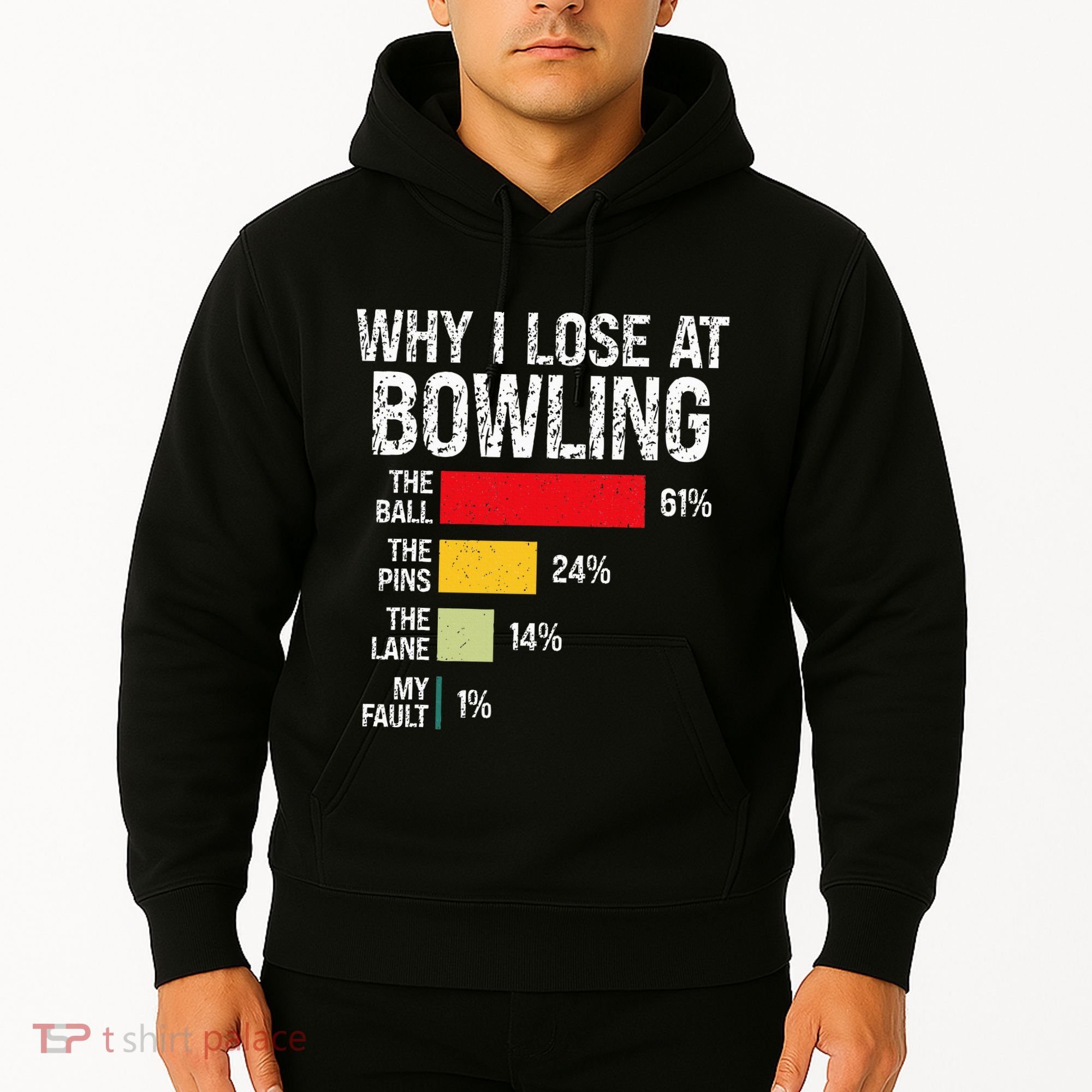 Bowling Bowler Funny Bowling Player Lover Team Pun Hoodie