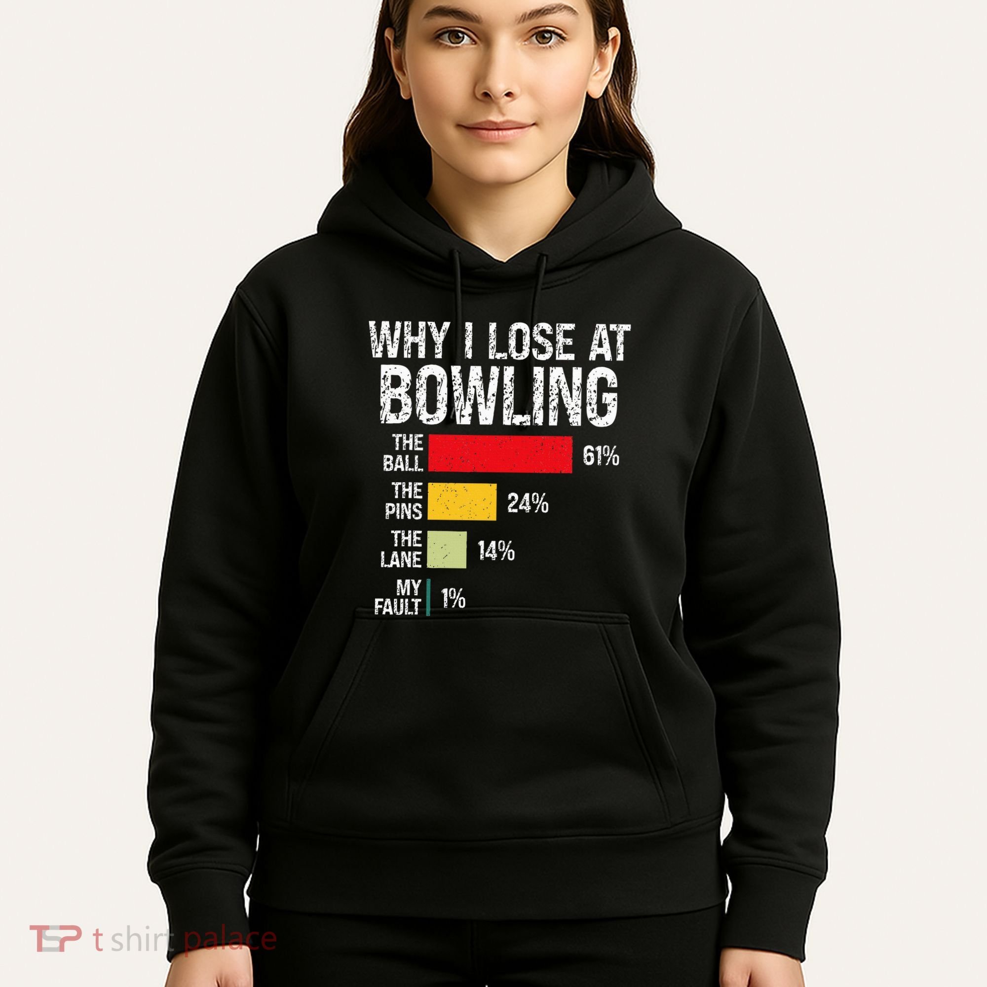 Bowling Bowler Funny Bowling Player Lover Team Pun Hoodie