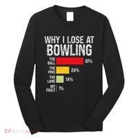 Bowling Bowler Funny Bowling Player Lover Team Pun Long Sleeve Shirt thumb 0