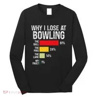 Bowling Bowler Funny Bowling Player Lover Team Pun Long Sleeve Shirt thumb 0