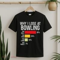 Bowling Bowler Funny Bowling Player Lover Team Pun T-Shirt thumb 2