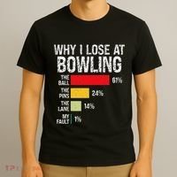 Bowling Bowler Funny Bowling Player Lover Team Pun T-Shirt thumb 3