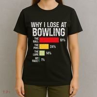 Bowling Bowler Funny Bowling Player Lover Team Pun T-Shirt thumb 4