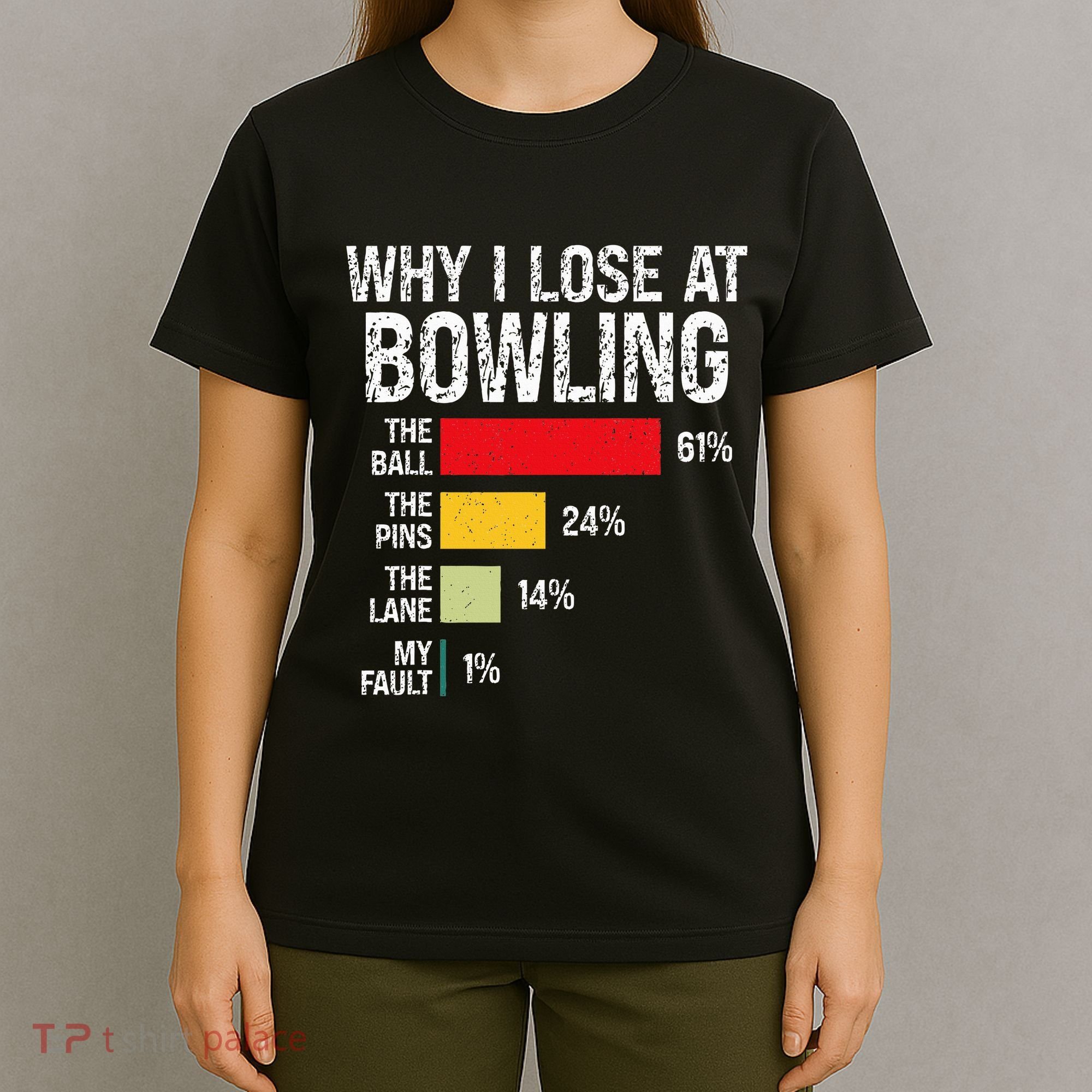 Bowling Bowler Funny Bowling Player Lover Team Pun T-Shirt