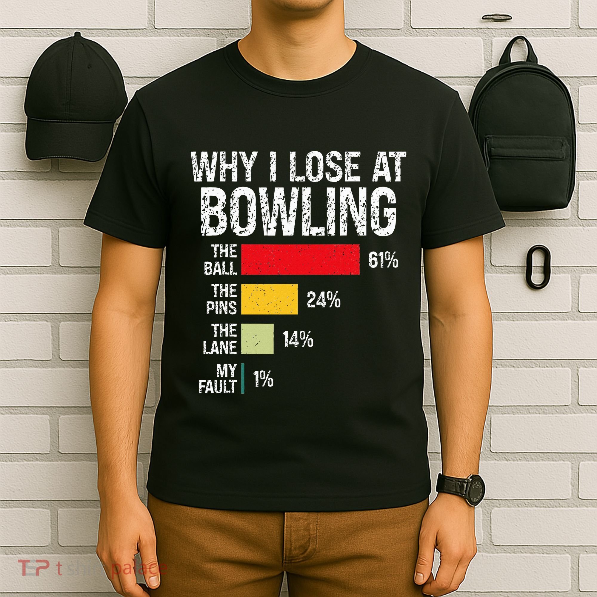 Bowling Bowler Funny Bowling Player Lover Team Pun T-Shirt