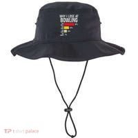 Bowling Bowler Funny Bowling Player Lover Team Pun Bucket Hat thumb 0
