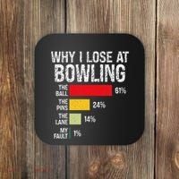 Bowling Bowler Funny Bowling Player Lover Team Pun Coaster thumb 0