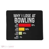 Bowling Bowler Funny Bowling Player Lover Team Pun Mousepad thumb 0