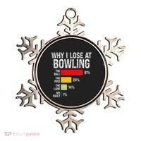 Bowling Bowler Funny Bowling Player Lover Team Pun Ornament thumb 0