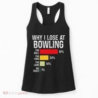 Bowling Bowler Funny Bowling Player Lover Team Pun Women's Tank Top thumb 0