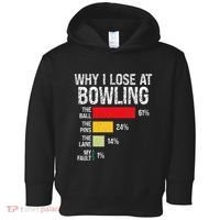 Bowling Bowler Funny Bowling Player Lover Team Pun Toddler Hoodie thumb 0