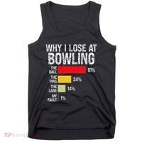 Bowling Bowler Funny Bowling Player Lover Team Pun Tank Top thumb 0